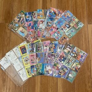 THE FLINTSTONES 1993 CARDZ COMPLETE BASE & INSERT CARD SET OF 100 + Extras